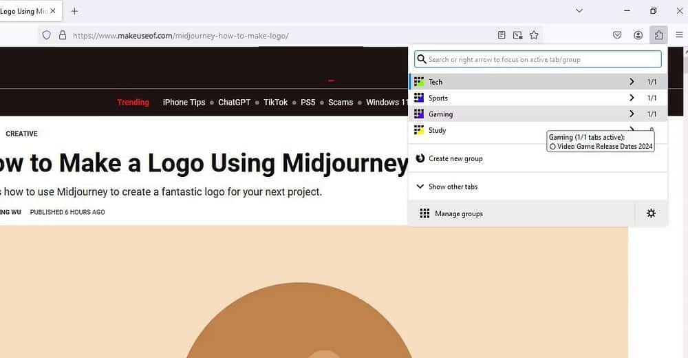 صورة لـ كيفية تجميع علامات التبويب في Chrome و Edge و Safari و Firefox | 1xtm62S9WB77LRBhyvxHeDg-DzTechs