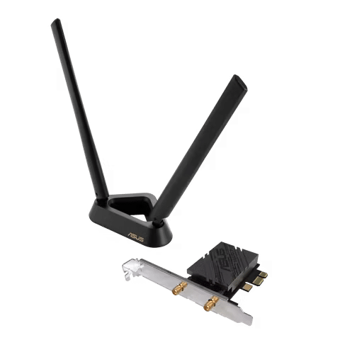 صورة لـ أفضل بطاقات Wi-Fi لتعزيز الإتصال اللاسلكي على الكمبيوتر الخاص بك | asus-pce-be92bt.avif_