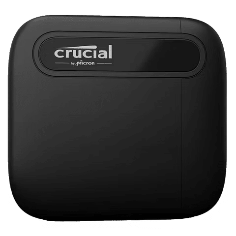 صورة لـ أفضل محركات أقراص SSD المحمولة المُتاحة للاستمتاع بمزيد من مساحة التخزين | crucial-x6-portable-ssd.avif_
