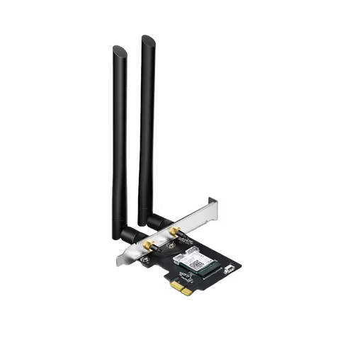 صورة لـ أفضل بطاقات Wi-Fi لتعزيز الإتصال اللاسلكي على الكمبيوتر الخاص بك | tp-link-archer-t5e.avif_