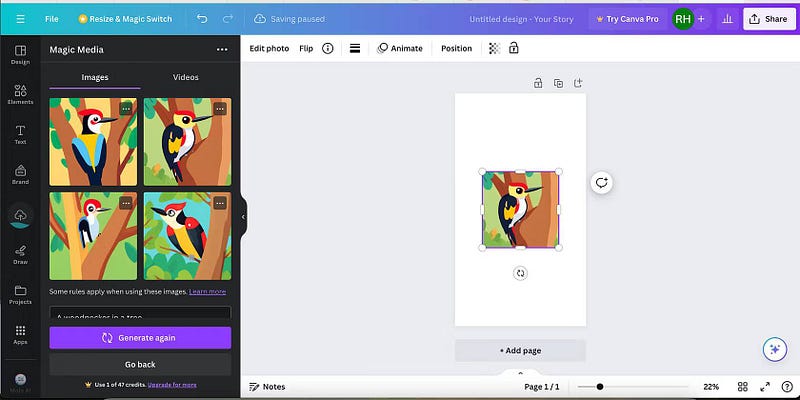صورة لـ كيفية الحصول على نتائج أفضل باستخدام مُولد الصور بالذكاء الاصطناعي من Canva | 1OV1u6kdGLOjUmeAOymv-JA-DzTechs