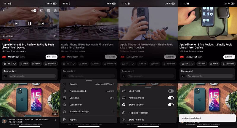 صورة لـ كيفية استخدام “وضع الإضاءة السينمائية” على YouTube (وماذا يفعل) | 1RUQkLOUSkvZ1ElhSLB85qA-DzTechs