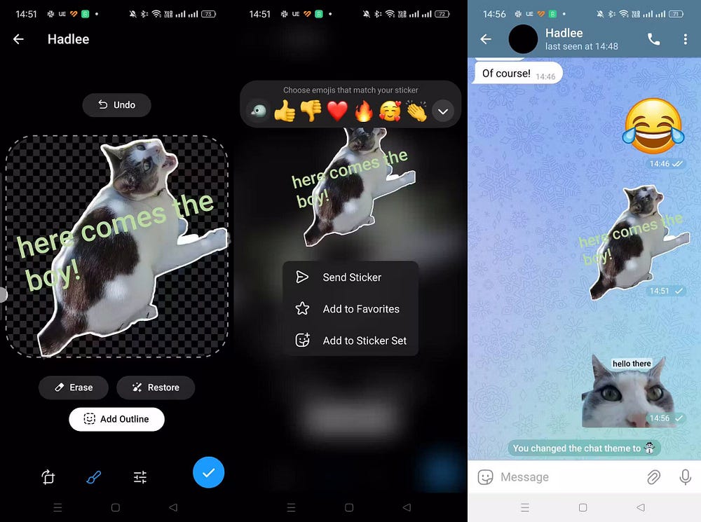 صورة لـ Telegram يُتيح لك الآن إنشاء مُلصقات مُخصصة بسهولة: وإليك كيفية استخدامها | 1V2Qz0CLwJXdyIwLSD8agIQ-DzTechs