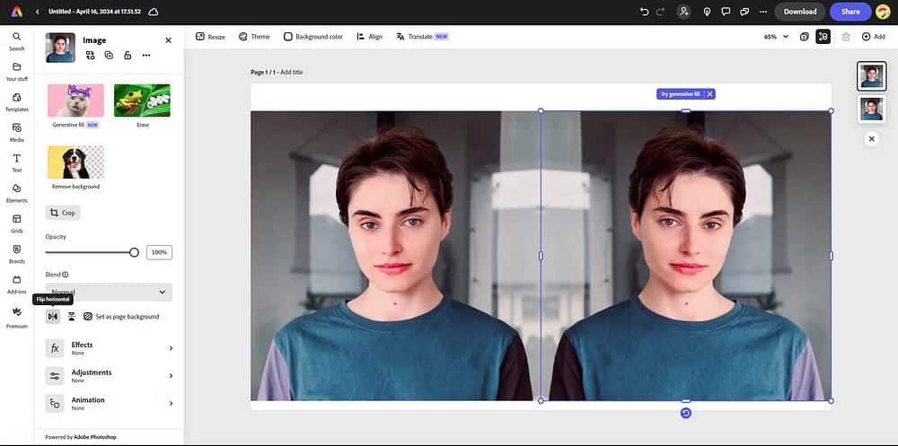 صورة لـ كيفية إنشاء تأثير إنعكاس الصورة بسهولة دون الحاجة إلى تطبيقات مُكلفة | 1y919JC1-hZopVlmJu4Qd4A-DzTechs