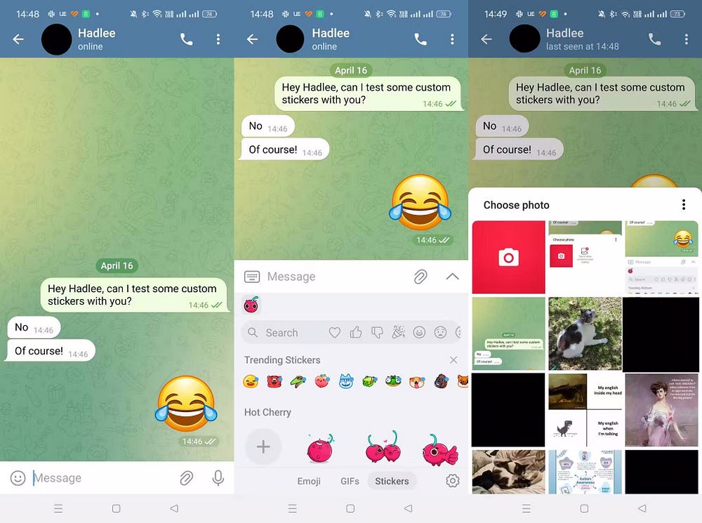 صورة لـ Telegram يُتيح لك الآن إنشاء مُلصقات مُخصصة بسهولة: وإليك كيفية استخدامها | 1yZWa_Ua8K6X2-CqWkj4_Zg-DzTechs