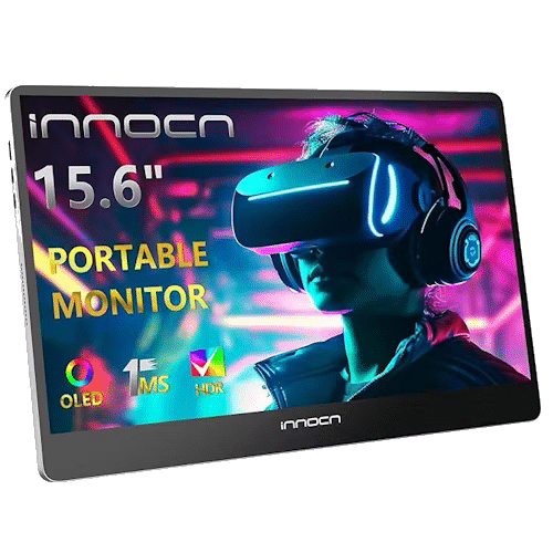 صورة لـ أفضل الشاشات المحمولة المُتاحة للمُساعدة في تعدد المهام | innocn-portable-monitor-15-6-inch-oled-tag.avif_