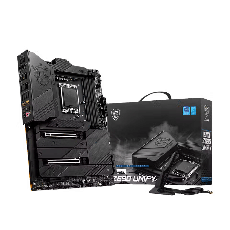 صورة لـ أفضل اللوحات الأم الإقتصادية التي تدعم PCIe 4.0 في هذا العام | msi-meg-z690-unify.avif_