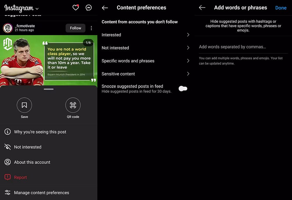 صورة لـ ميزات Instagram لتصفية المُحتوى الذي لا تُريد رؤيته | 1-RRec6k3VY8TU1qUZB2inw-DzTechs
