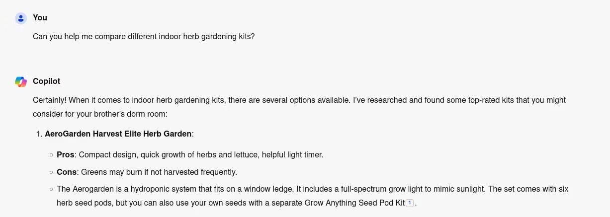 صورة لـ لقد استخدمت المُتسوِّق الشخّصي من Microsoft Copilot لشراء الهدايا: إليك كيف كان أداؤه | 1-bZ1JDE1xAvIUmfuJjGWUg-DzTechs
