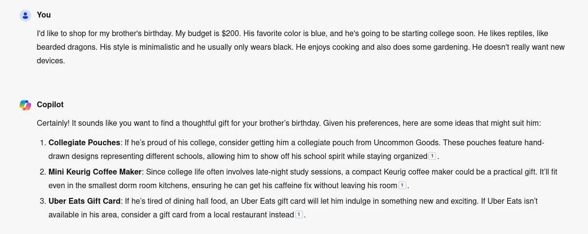 صورة لـ لقد استخدمت المُتسوِّق الشخّصي من Microsoft Copilot لشراء الهدايا: إليك كيف كان أداؤه | 10phZMatHA55kLOzT39hbKw-DzTechs