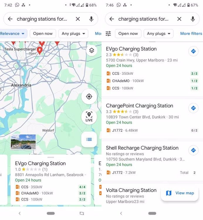 صورة لـ كيفية تحقيق أقصى استفادة من ميزات السيارات الكهربائية في خرائط Google | 1cYLCSgp5OhQsI_WO185Xsw-DzTechs