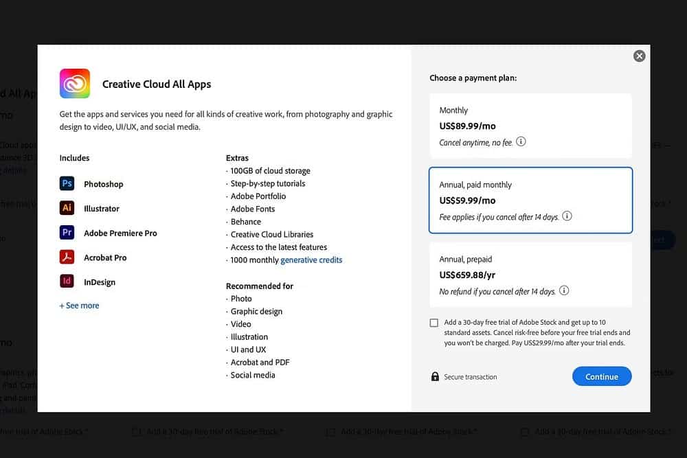 صورة لـ العيوب التي تُواجهها Adobe Creative Cloud في 2024: لماذا قد تبحث عن بدائل | 11c3XGr812zi8wpY8nkjBGQ-DzTechs