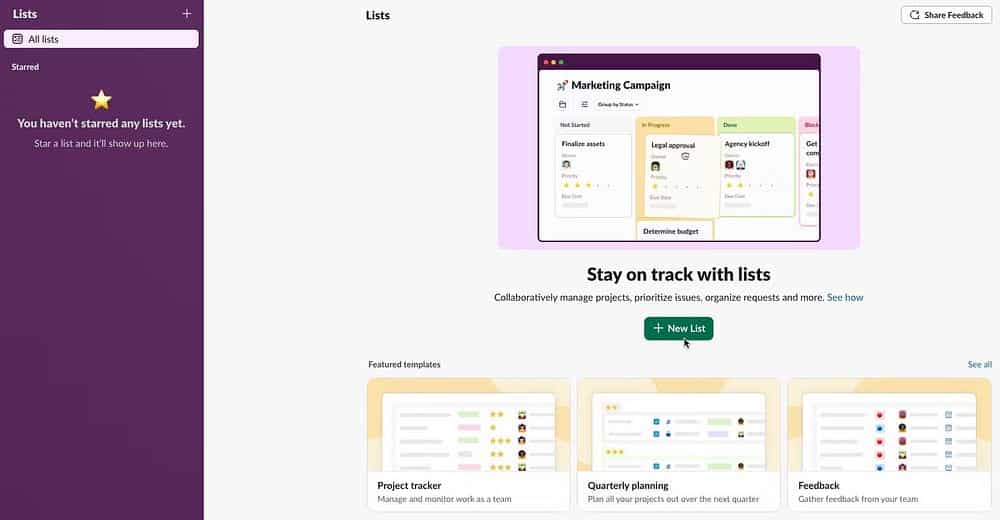 صورة لـ كيفية استخدام قوائم Slack لتنظيم عبء العمل لديك بفعاليَّة | 1D9mlAIMKY4fHsJ1Wh-0Rog-DzTechs