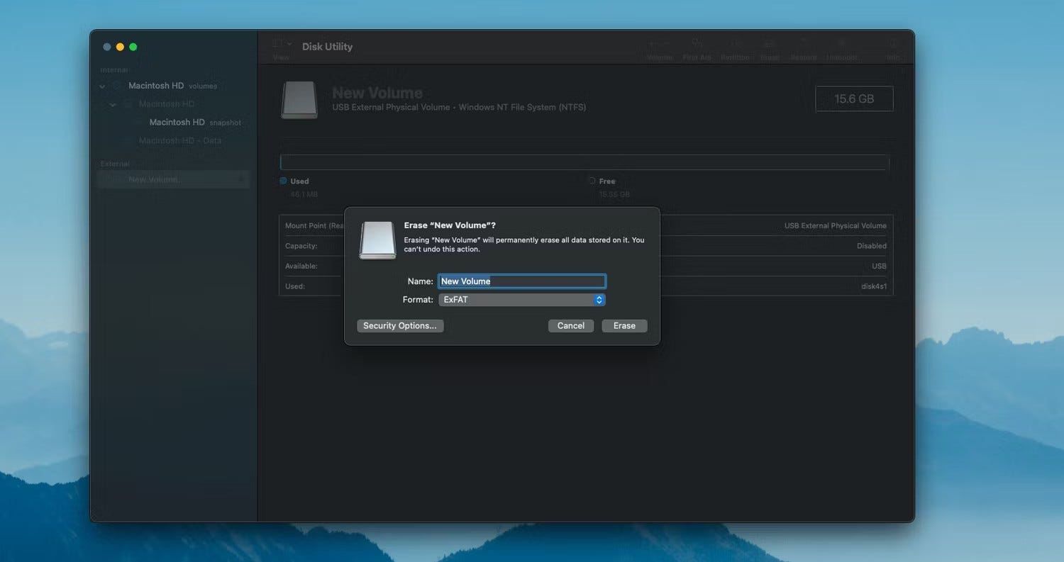 صورة لـ طرق مُختلفة لاستخدام محرك أقراص NTFS على الـ Mac | 1GP3Bqav1mC0VNokCx-kQ_g-DzTechs