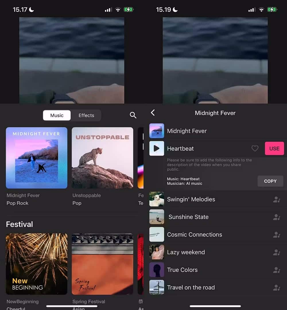 صورة لـ أسهل الطرق لإضافة الموسيقى إلى مقاطع الفيديو على iPhone و Android | 1HLxNfOnRnG0YJBMev7BCRQ-DzTechs