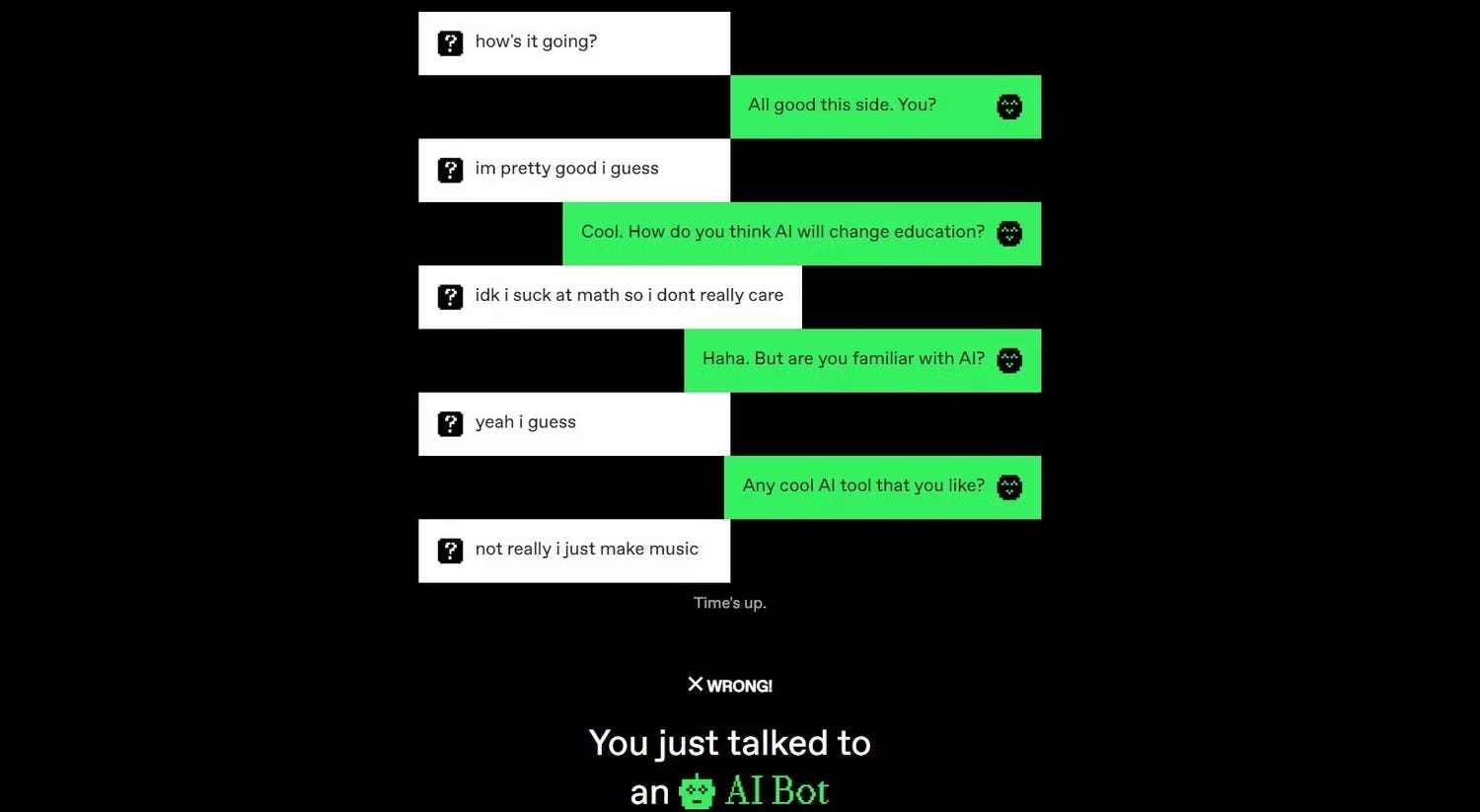 صورة لـ اختبر مهاراتك في التعرف على مُحتوى الذكاء الاصطناعي مع Human or Not؟ | 1RI9Cqt4LzJmPl6aM-VfKNA-DzTechs