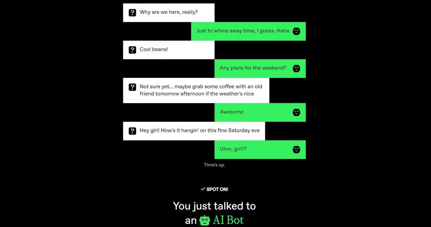 صورة لـ اختبر مهاراتك في التعرف على مُحتوى الذكاء الاصطناعي مع Human or Not؟ | 1bERzhTUNQG4XBFBUusjREw-DzTechs