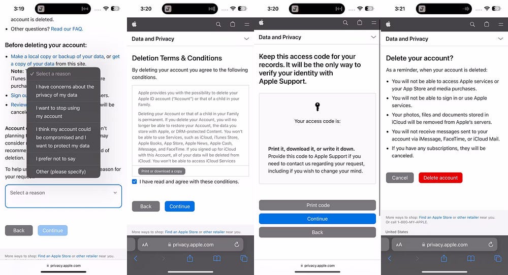 صورة لـ كيفية حذف أو إلغاء تنشيط حسابك على Apple بأمان | 1gafh5QPGC7NcBSHf5dLIfg-DzTechs