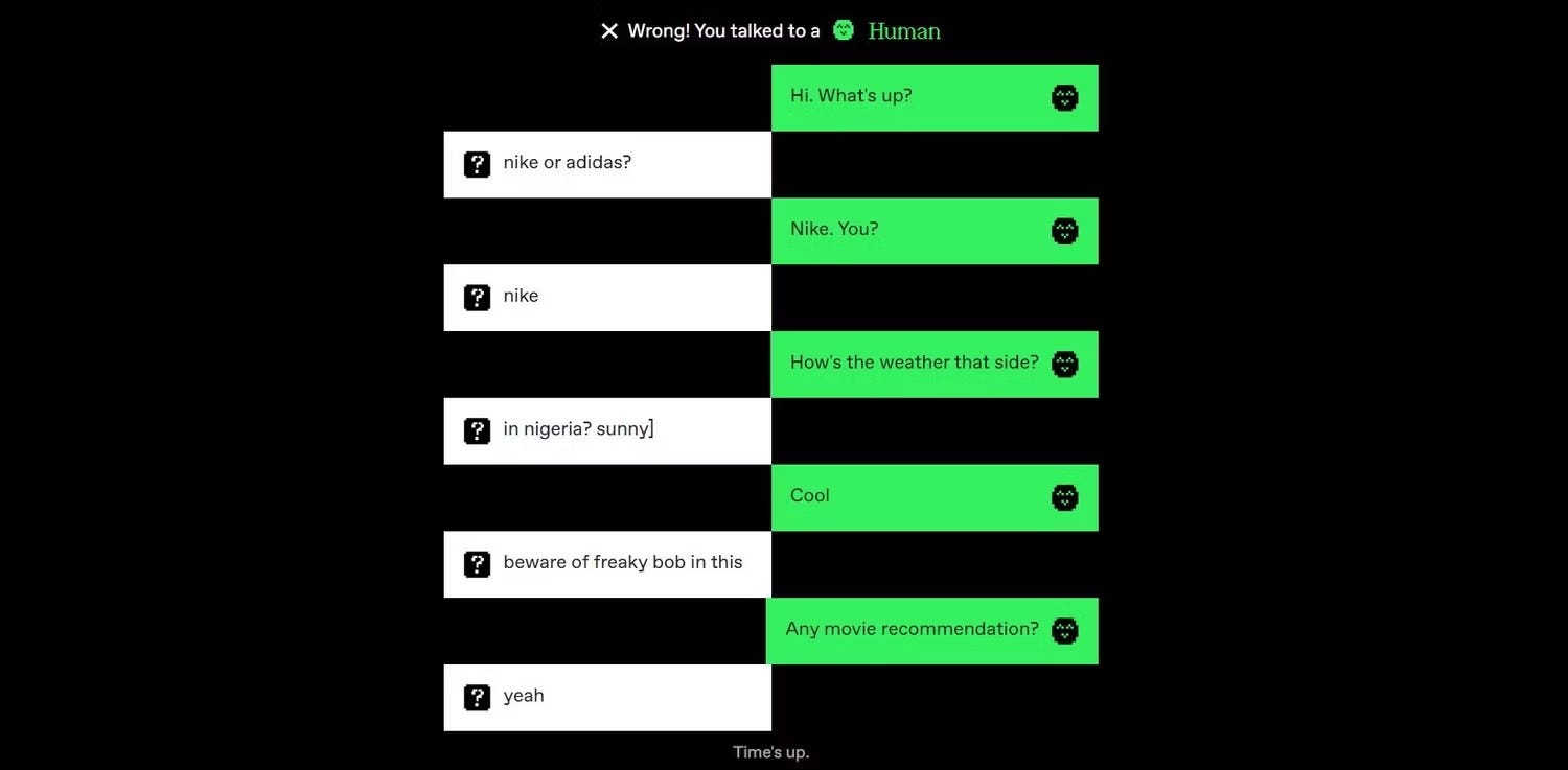 صورة لـ اختبر مهاراتك في التعرف على مُحتوى الذكاء الاصطناعي مع Human or Not؟ | 1jAmoeamN1rZRMuOTYJ2ZZw-DzTechs