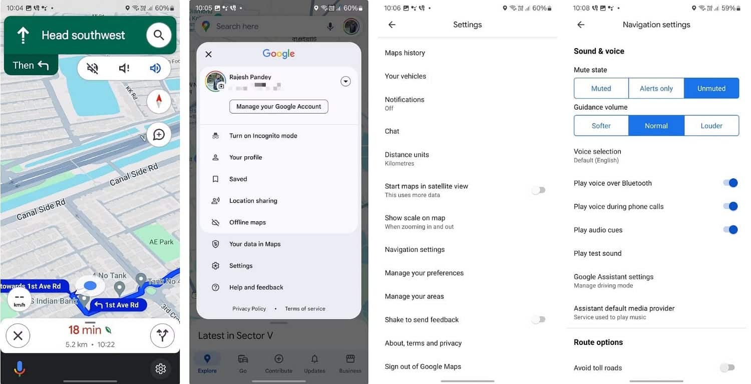صورة لـ حل مشكلة توقف نظام الملاحة الصوتية في خرائط Google على Android | 163KaiIinxrd0wqhPaLDrLA-DzTechs