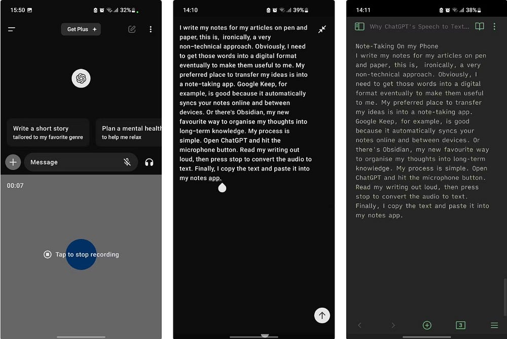 صورة لـ أسباب تجعل ChatGPT الأفضل لتحويل الكلام إلى نص | 1GTSO1hnHZZyiKofl6VdmKQ-DzTechs