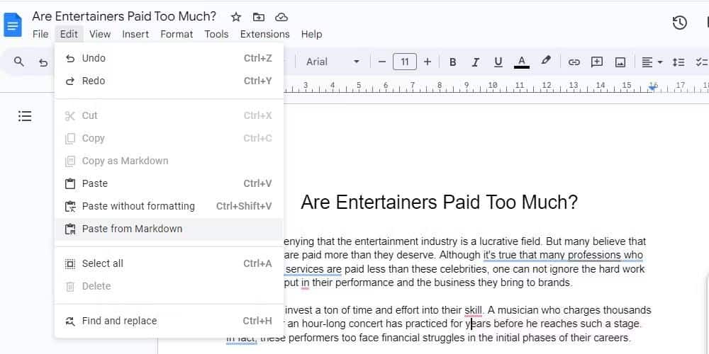 صورة لـ تعلم كتابة مُستندات Google وتنسيقها باستخدام Markdown بفعاليَّة | 1RdAu_aIhVZ3qf1Wmdzdxkw-DzTechs