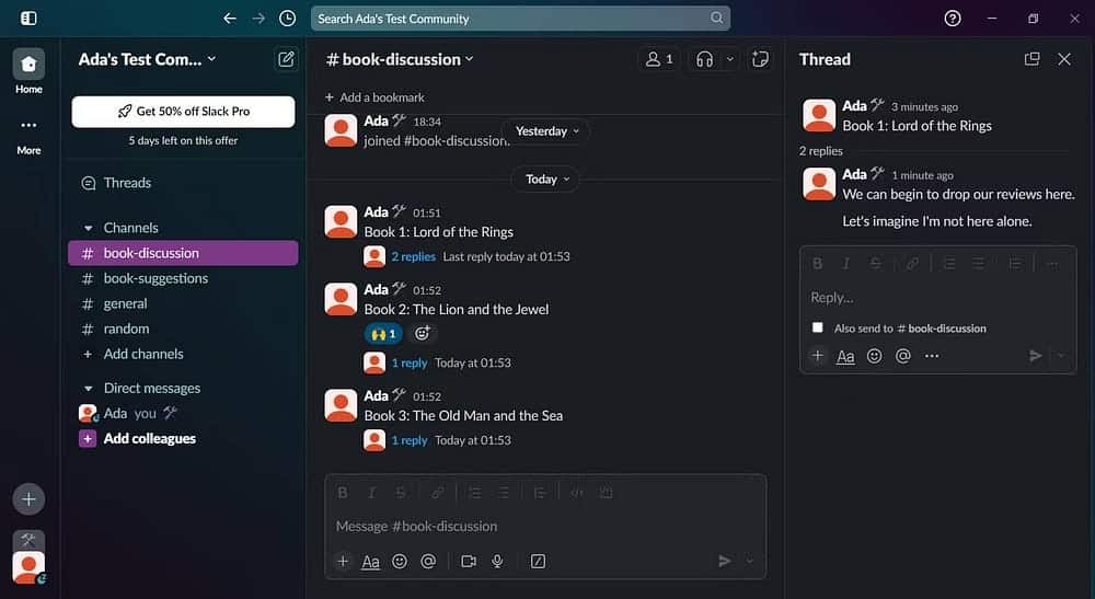 صورة لـ Slack أو Discord: أيهما أفضل لتنظيم حياتك الشخصية | 1dKRm-DEvYWweASNsIpTZ9A-DzTechs