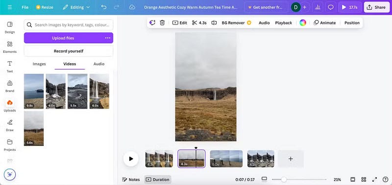 صورة لـ طريقة سهلة لإنشاء مقاطع ريلز رائعة لـ Instagram باستخدام Canva | 1504I_V50ZKi8wgWrnm5nSQ-DzTechs