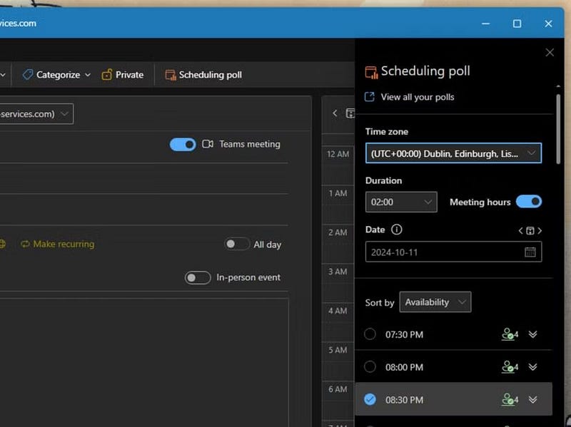 صورة لـ استراتيجيات فعَّالة لجدولة الاجتماعات في Outlook بكفاءة عالية | 1XS9O9ju8HYoZo_YDR-gi9g-DzTechs