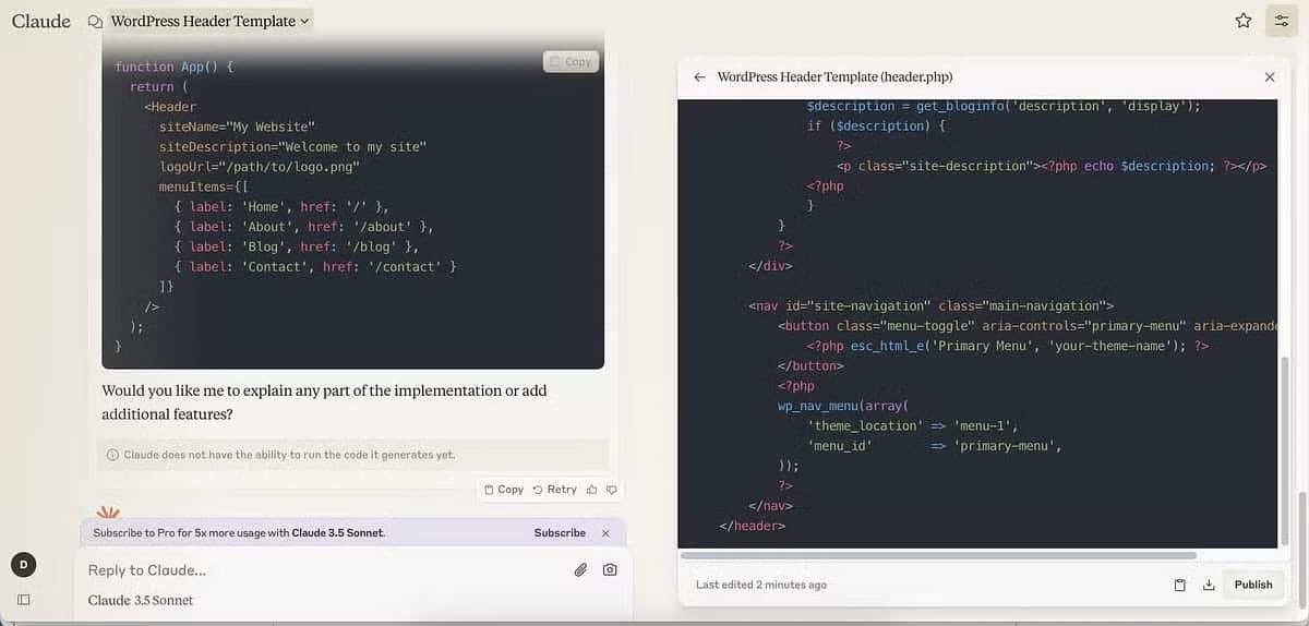 صورة لـ Claude Artifact أم ChatGPT Canvas: أيهما يُناسب احتياجاتك؟ | 1iGeYpy34bSXDKHmO2panyg-DzTechs