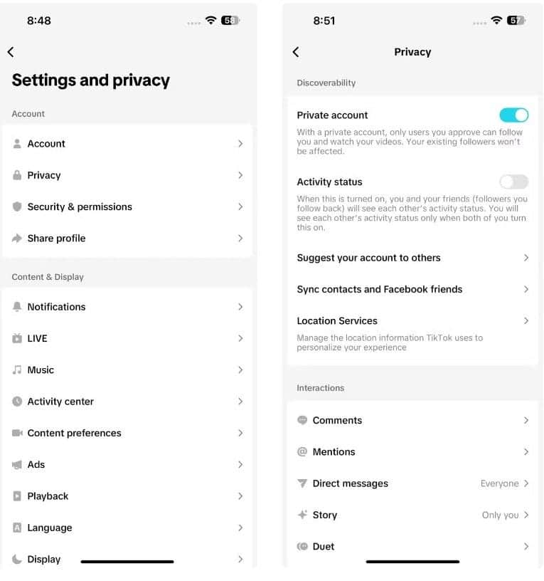 صورة لـ طرق سهلة لجعل حسابك على TikTok أكثر خصوصية | 10G6PNfSgy4WPx1-oCxVzyg-DzTechs