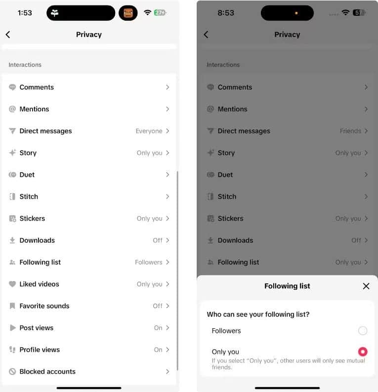 صورة لـ طرق سهلة لجعل حسابك على TikTok أكثر خصوصية | 1I1Juxq6gkPlAxHn1jmIazQ-DzTechs