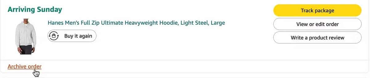 كيفية إخفاء طلباتك على Amazon