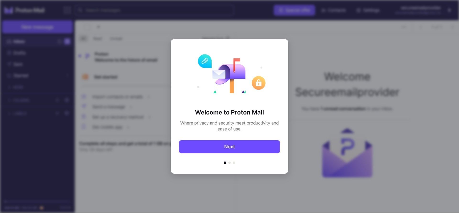 joining proton mail email services