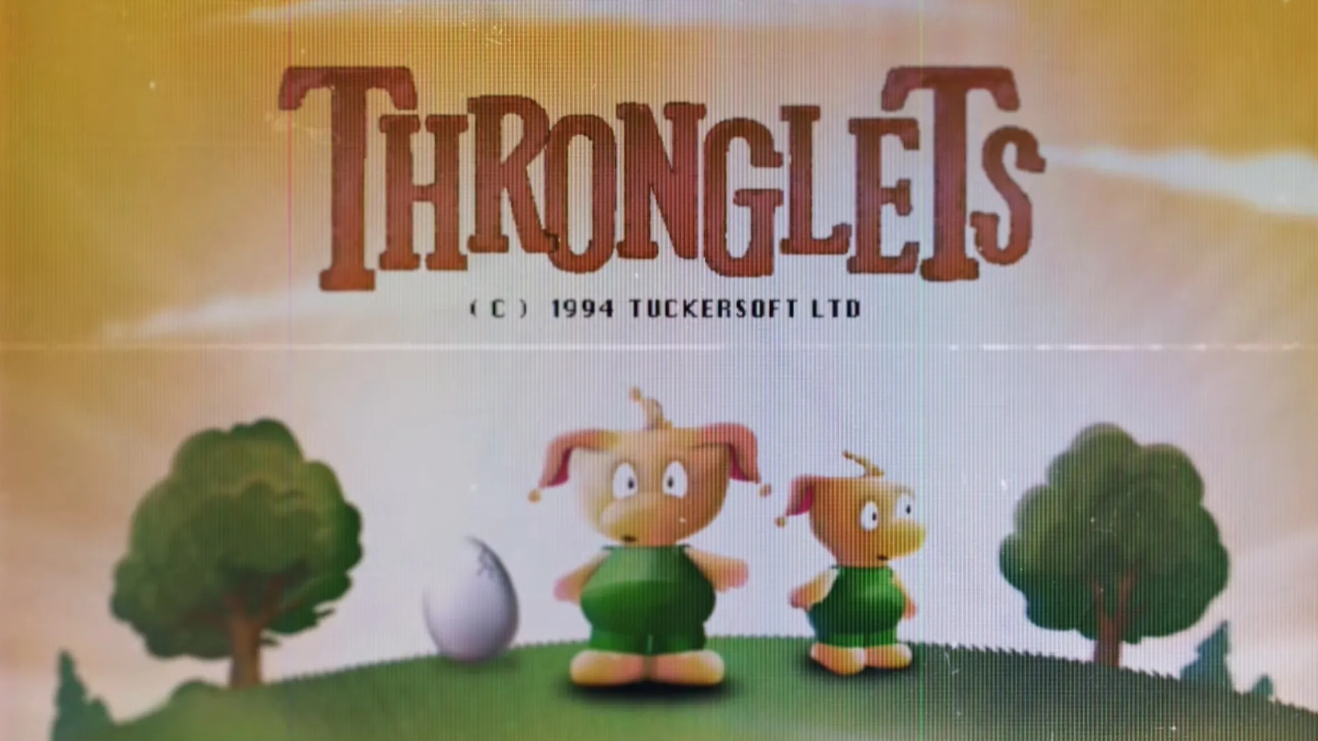 الشاشة الرئيسية القديمة للعبة Black Mirror على Netflix، Thronglets