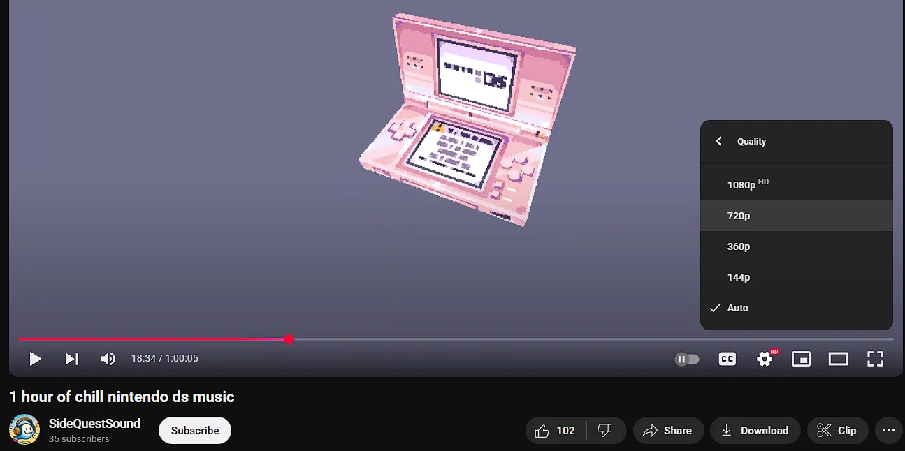 YouTube No 480p Option