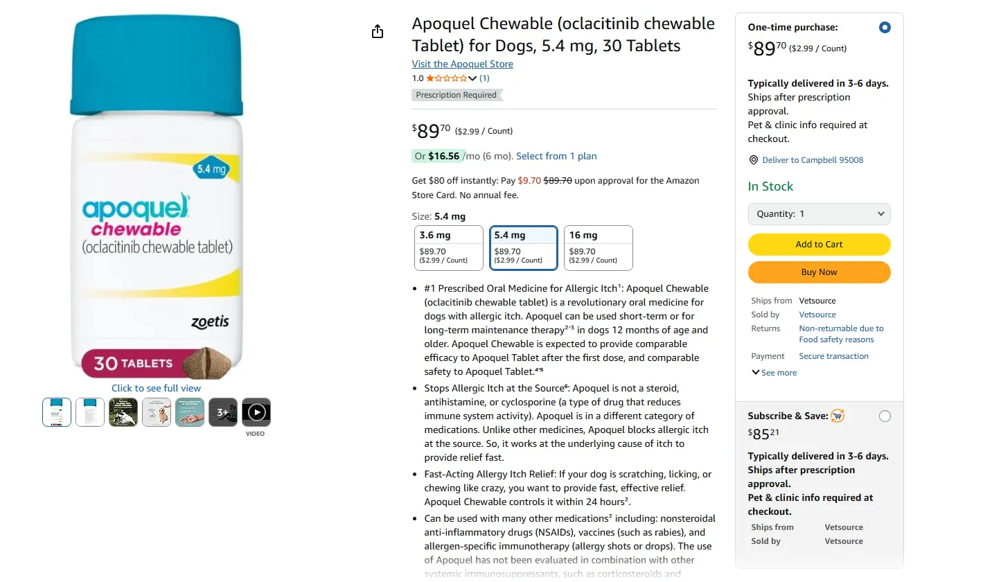 Vetsource Storefront on Amazon