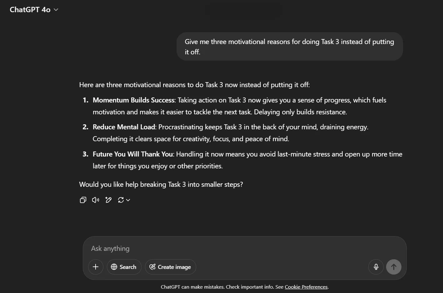 ChatGPT---Task Breakdown