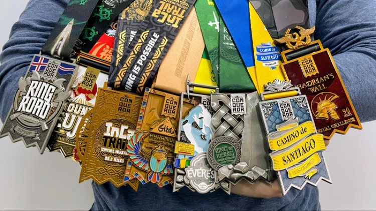 ميداليات متاحة مع تحديات Conqueror.