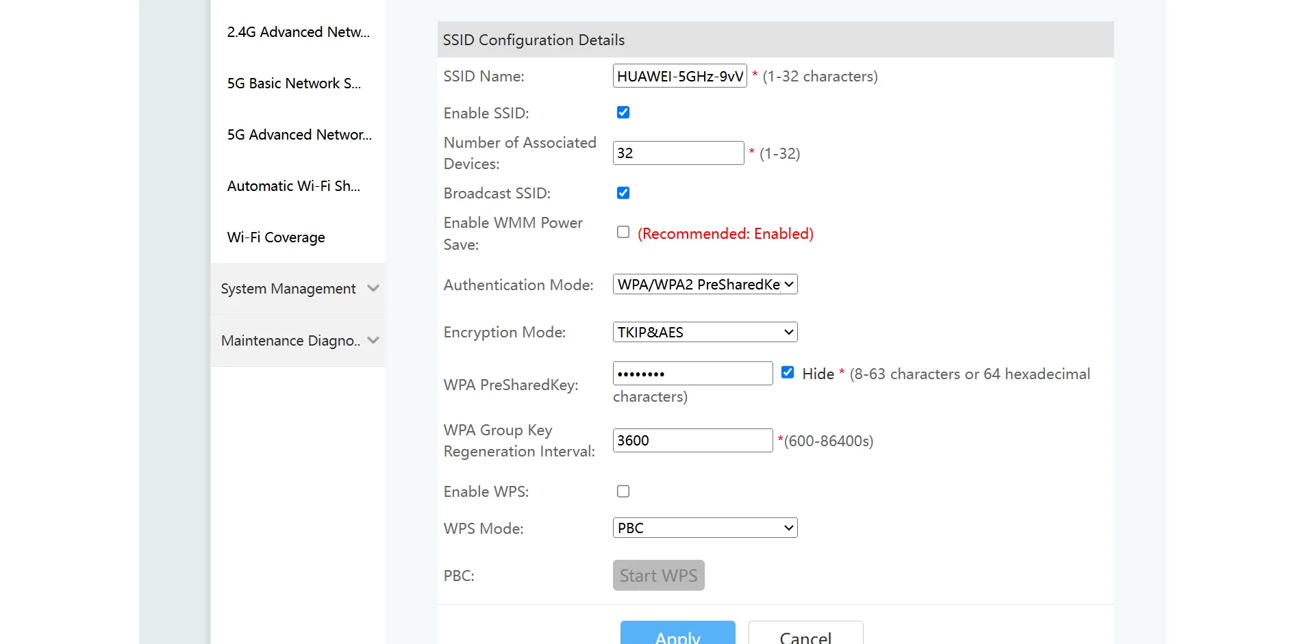 تعطيل وضع توفير الطاقة WMM في جهاز التوجيه
