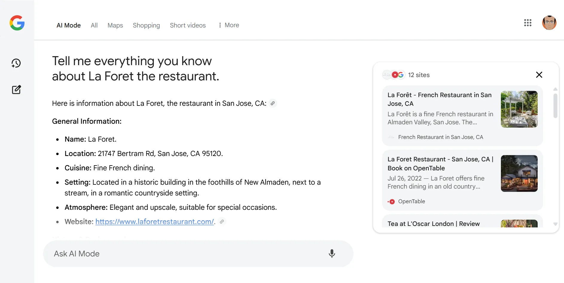 Searching with AI Mode on Google Search