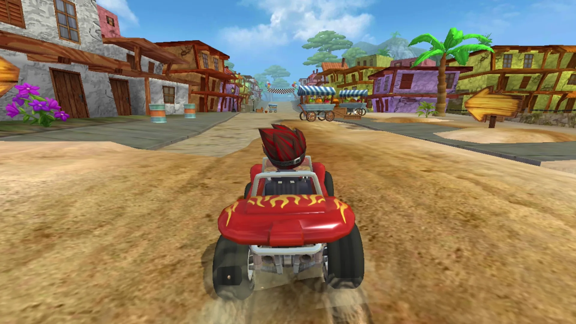 لعبة سباق على تلفاز جوجل