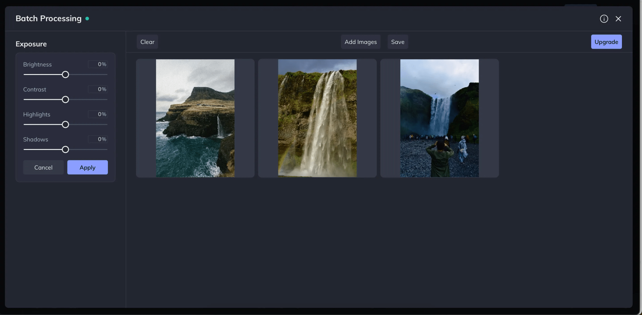 Batch Editing in the BeFunky App