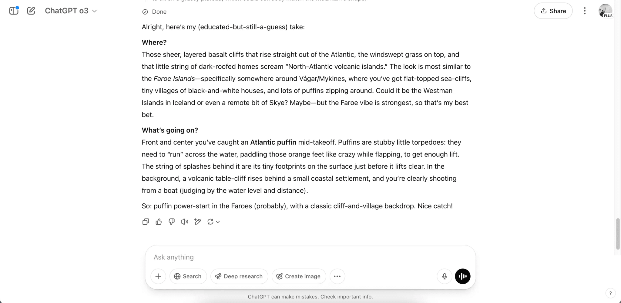 استخدام أداة البحث العكسي عن الصور في ChatGPT o3