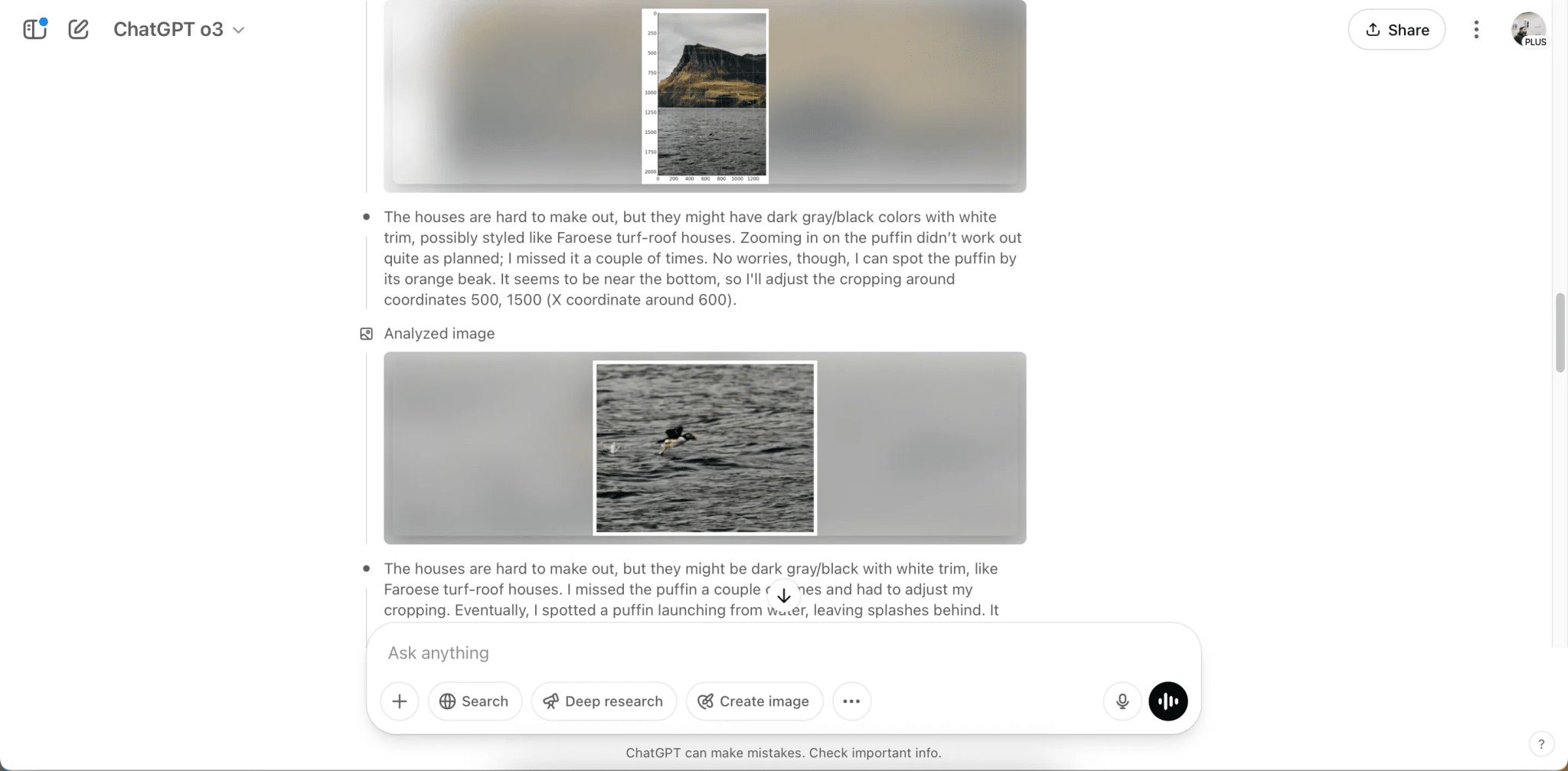 Reasoning for a photo in ChatGPT o3