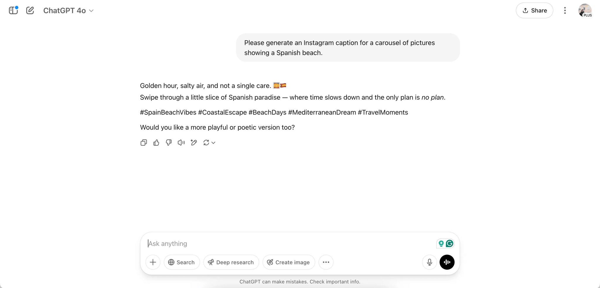 إنشاء تعليق لـ Instagram باستخدام وسائل التواصل الاجتماعي