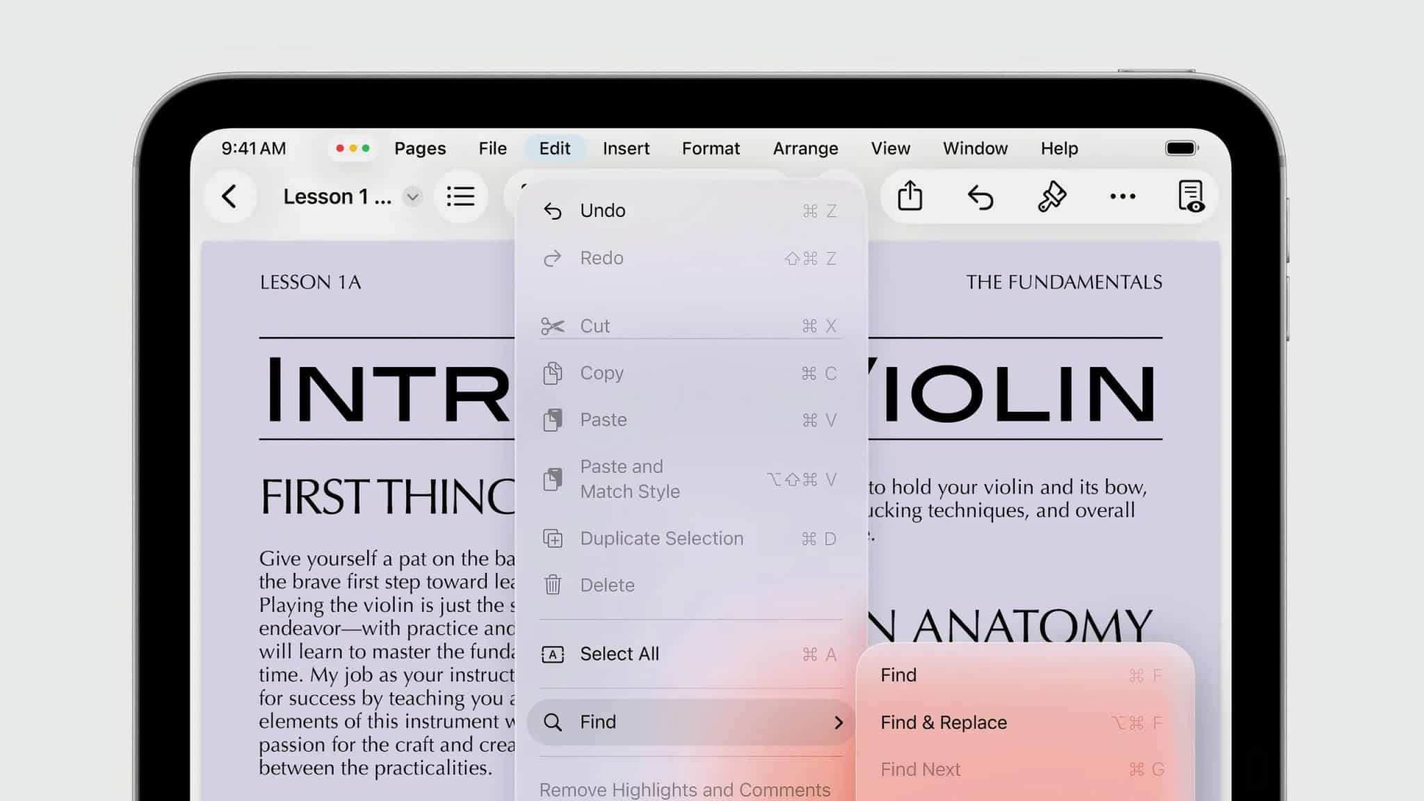 شريط قوائم Apple WWDC25 iPadOS 26