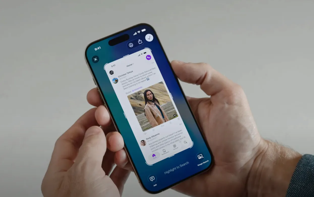 Using visual intelligence in iOS 26