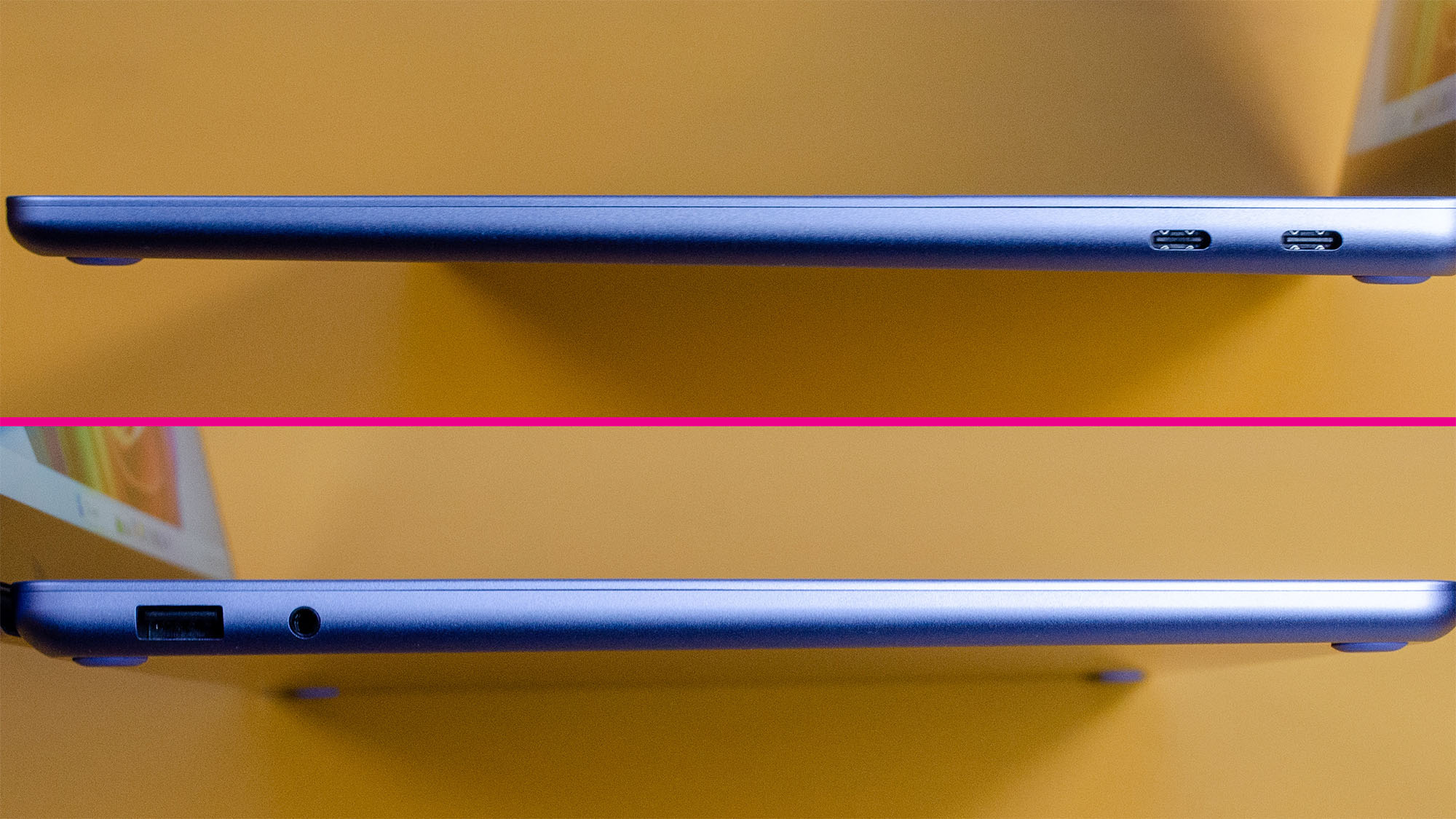 The ports on the Microsoft Surface Laptop 13-inch