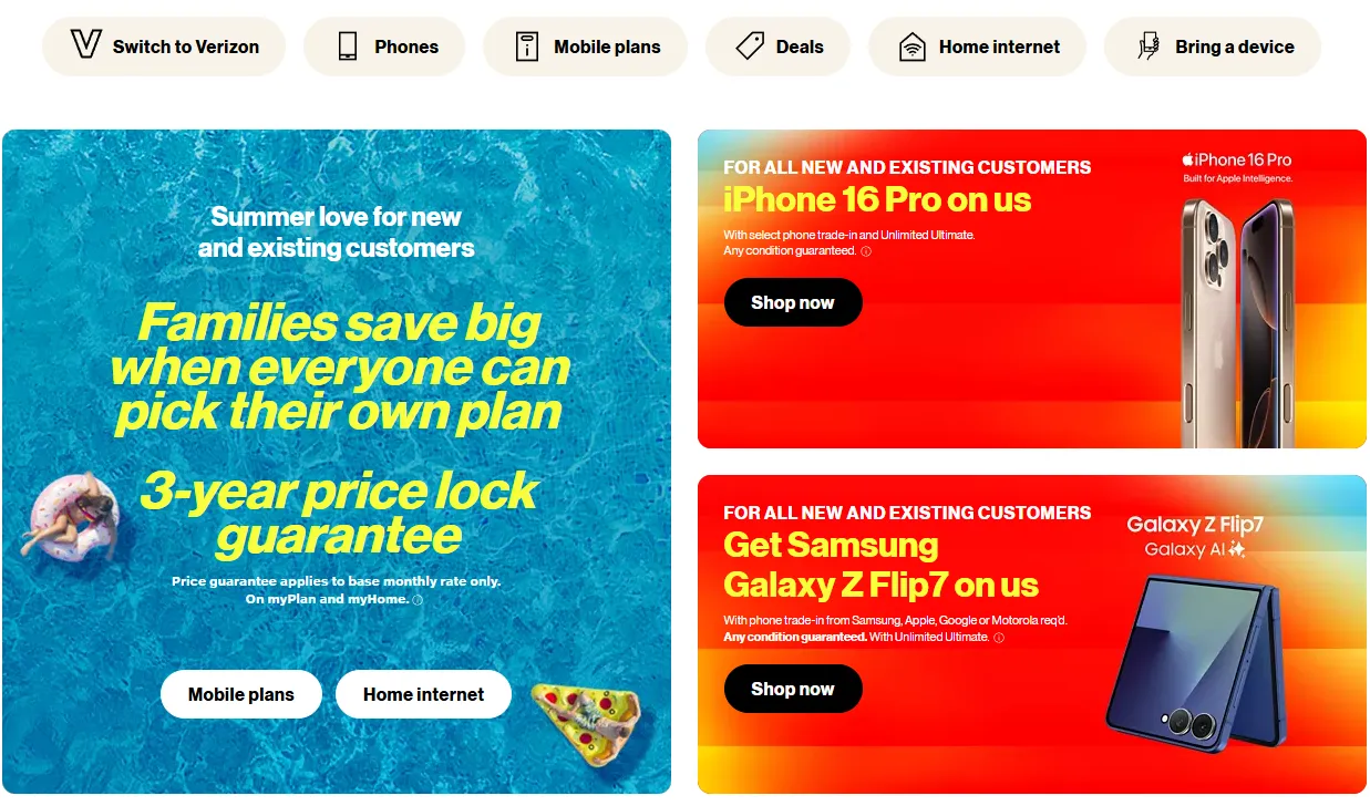 Verizon iPhone on Us